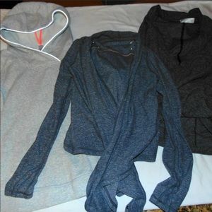 Kids Lululemon Ivivva lots of 3 hoodies/Jackets